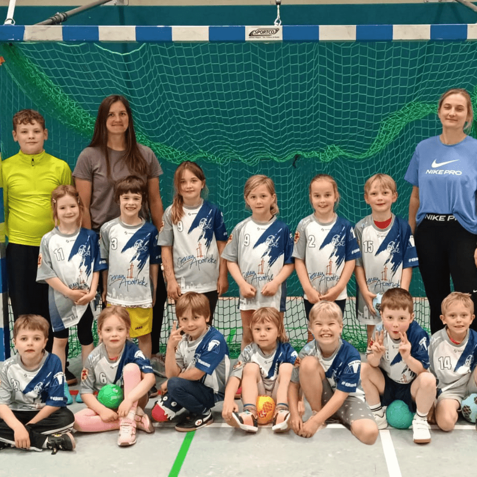 Minis 1 Jahrgang 2019 Handball Jugendmannschaft Kindersportgruppe vom Jahrgang 2019