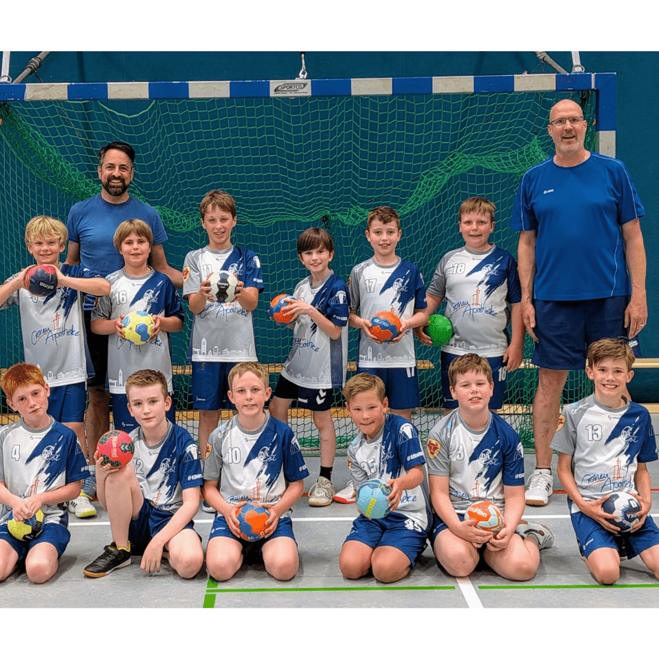 männliche E Jugend Handball Jugendmannschaft Jungensport Handball
